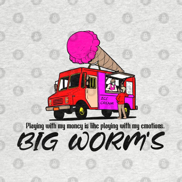 Big worm t-shirt by Sons'tore